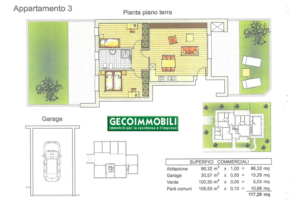 Appartamento con giardino in vendita a Pederobba