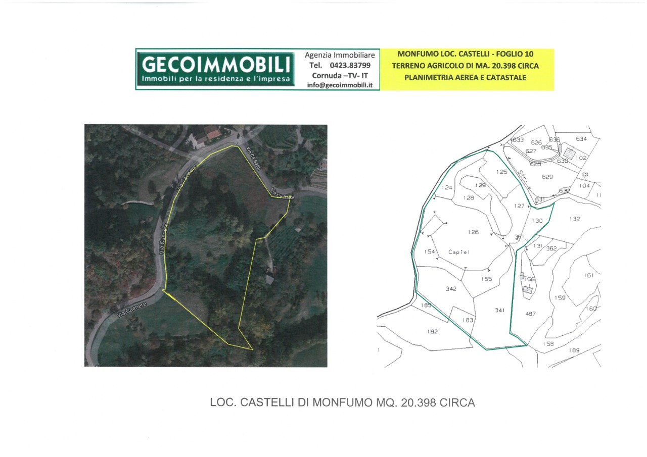 Terreno agricolo in vendita a Monfumo