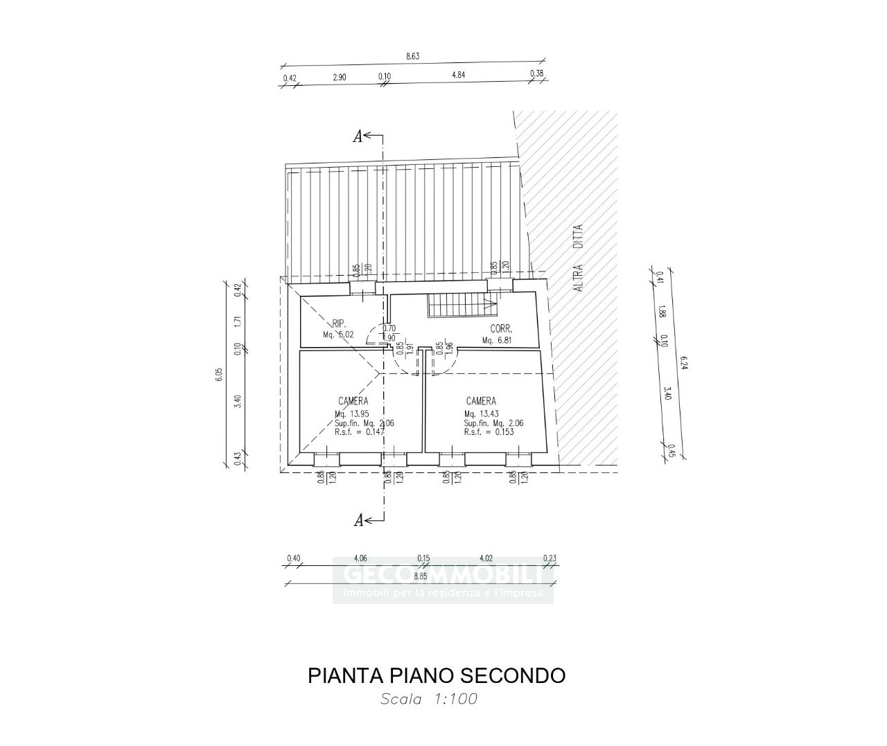 PIANTA PIANO SECONDO